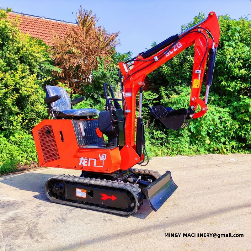 rubber track mini excavator