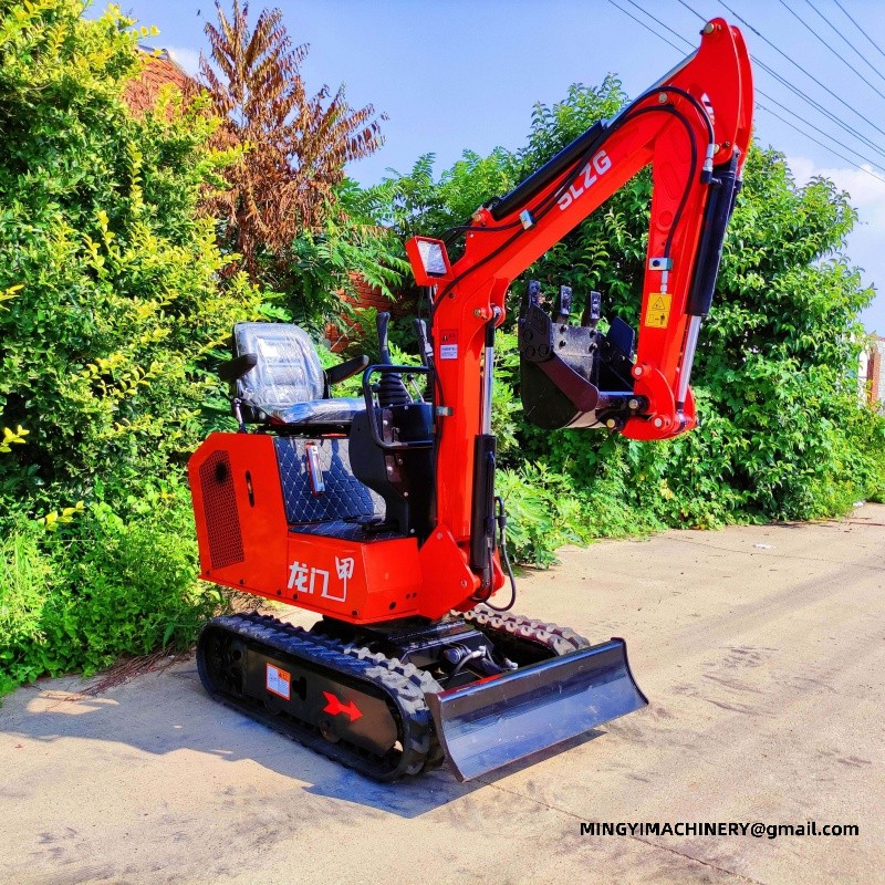 rubber track mini excavator