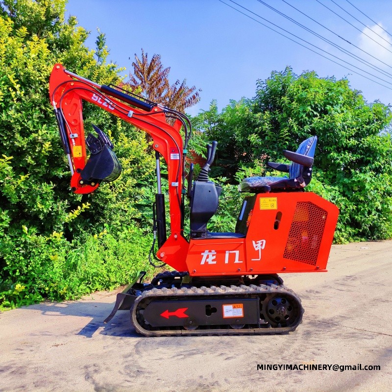 rubber track mini excavator
