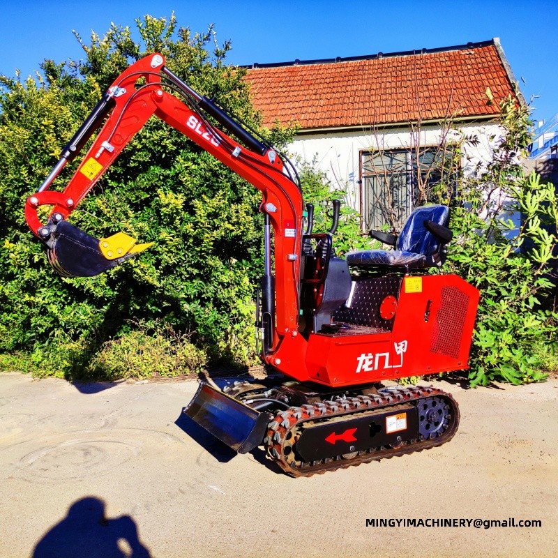 rubber track mini excavator