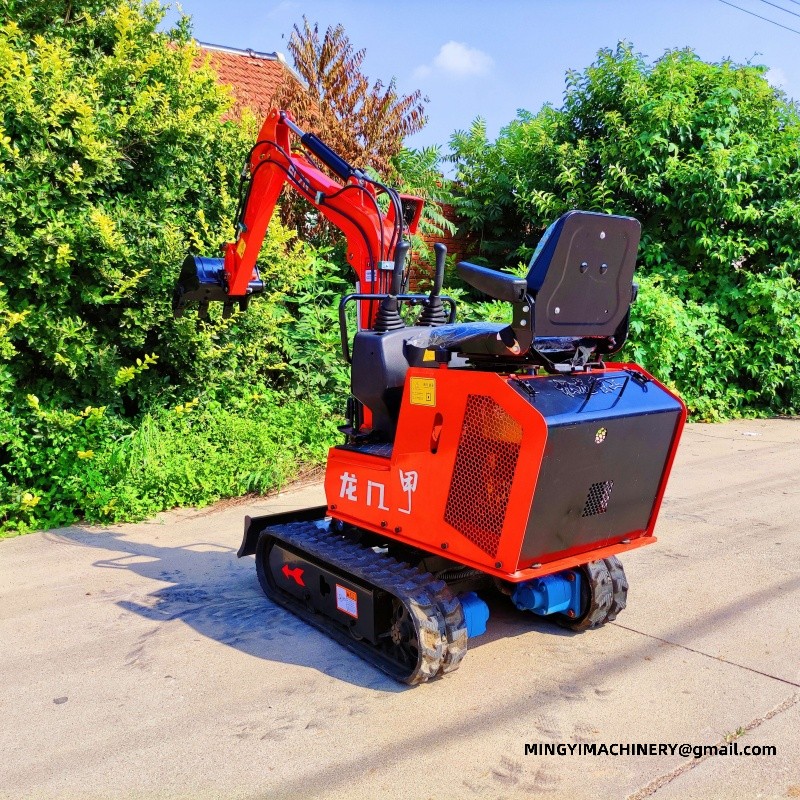 rubber track mini excavator