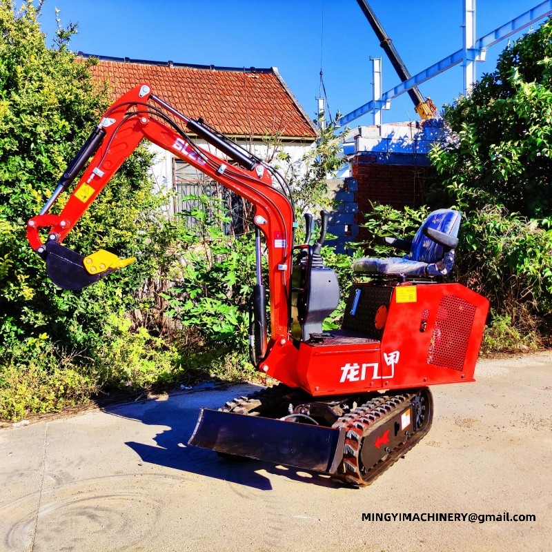 rubber track mini excavator