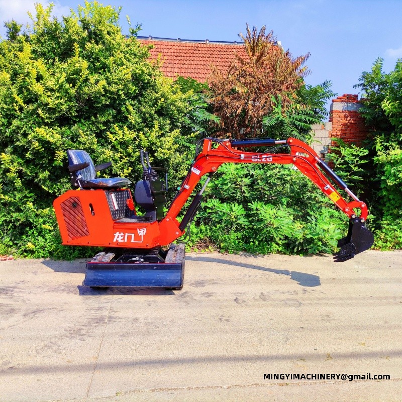 rubber track mini excavator