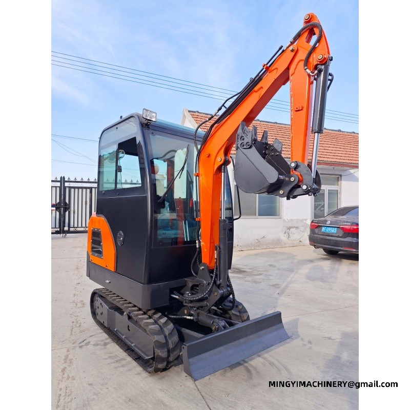 mini excavator for farming