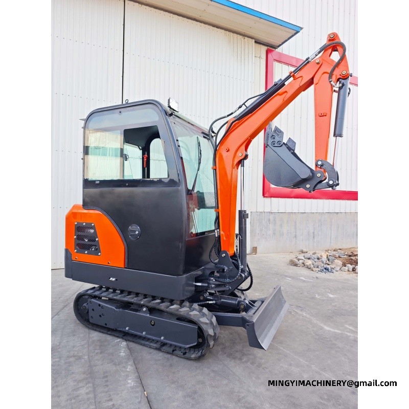mini excavator for gardening