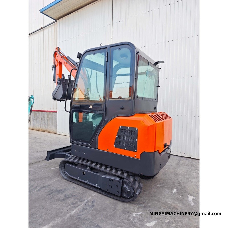 mini excavator for gardening