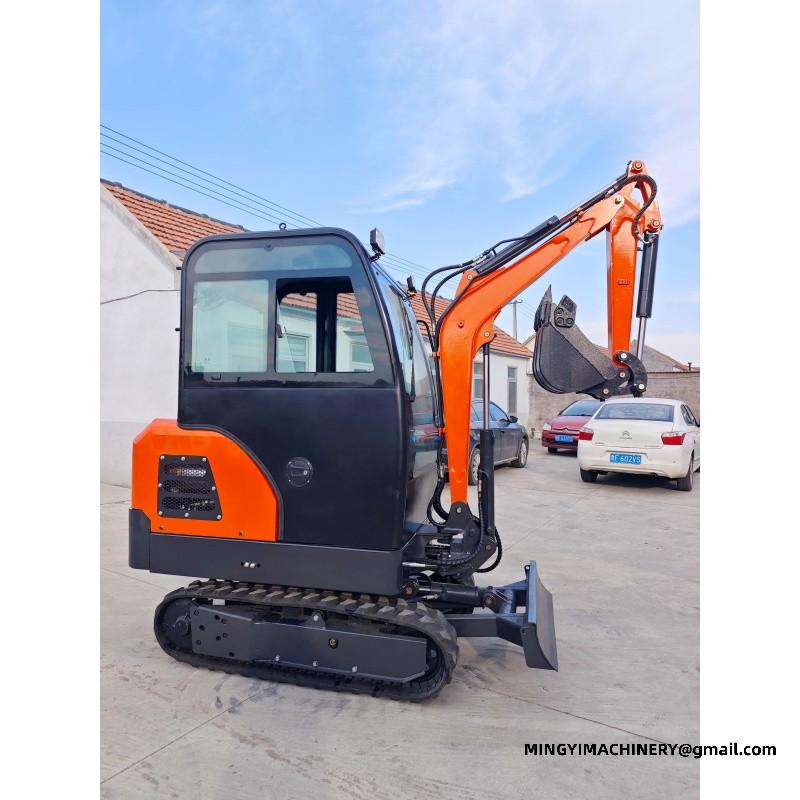 mini excavator for gardening
