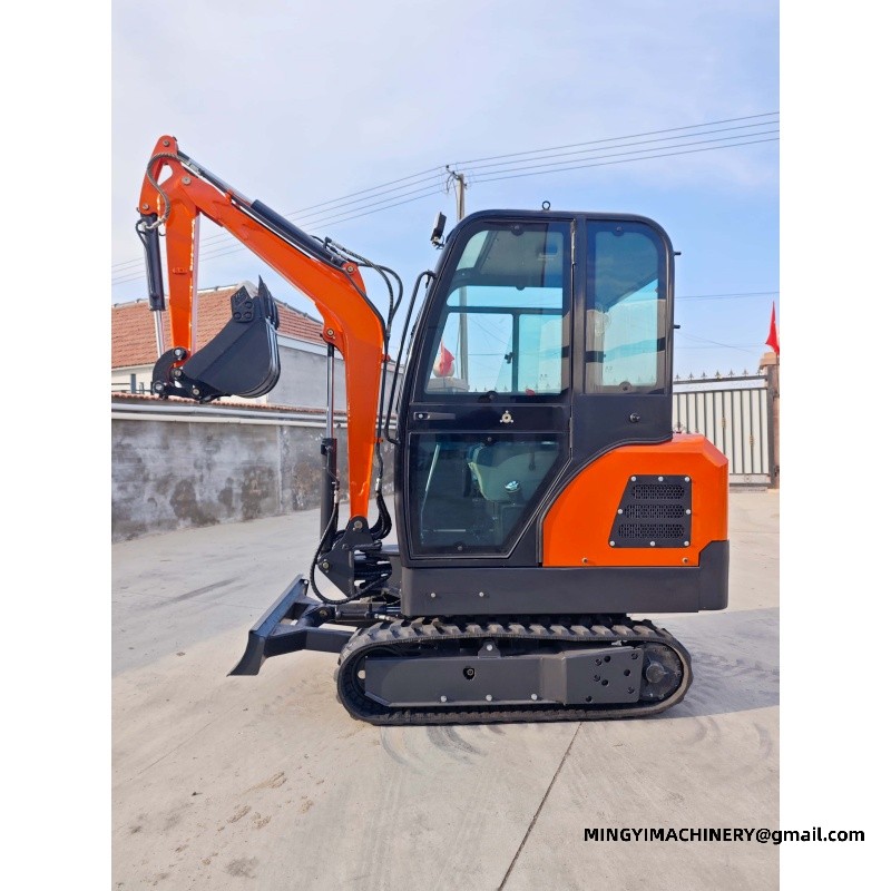 mini excavator for gardening