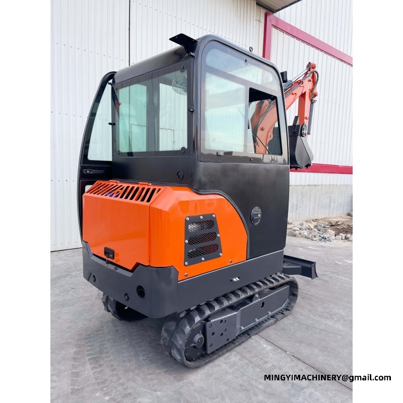 mini excavator for gardening