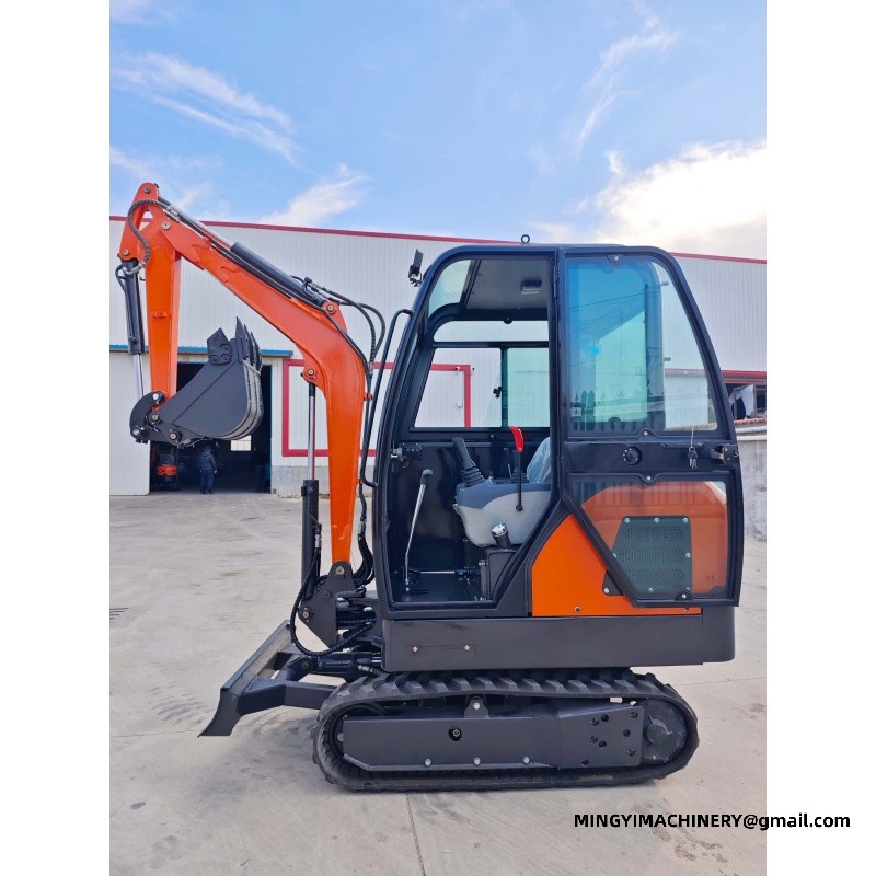 mini excavator for gardening
