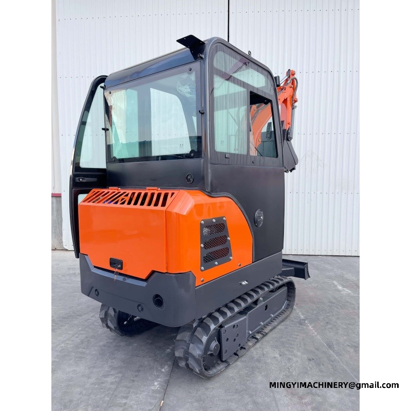 mini excavator for utility work