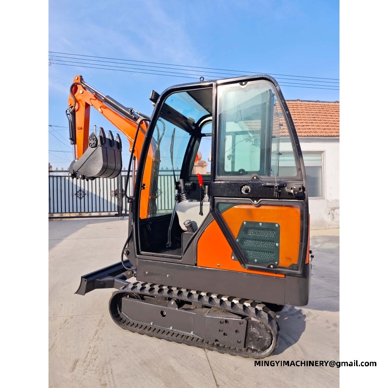 mini excavator for utility work