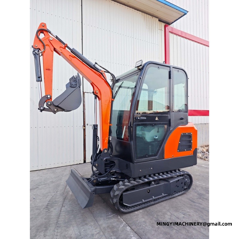 mini excavator for utility work