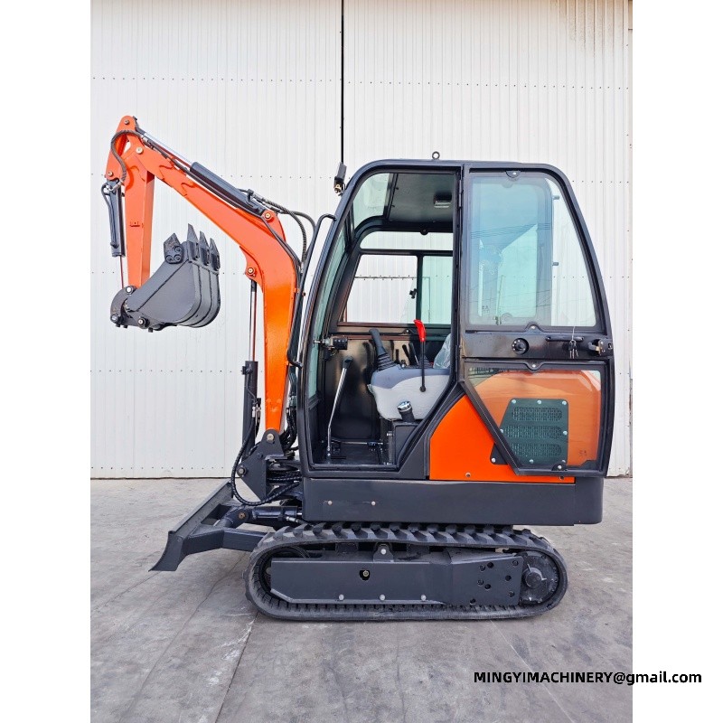 mini excavator for utility work