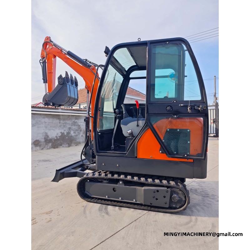 mini excavator for utility work
