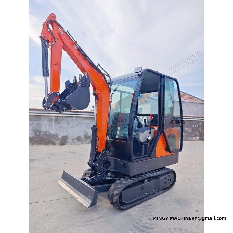mini excavator for utility work