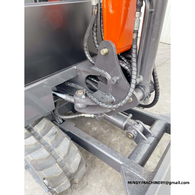 mini excavator for road repair