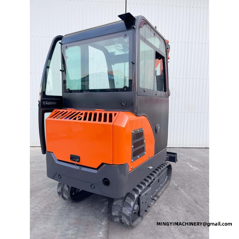 rubber track mini excavator