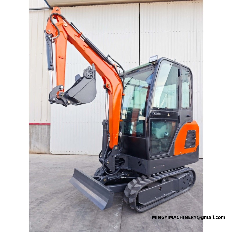 rubber track mini excavator