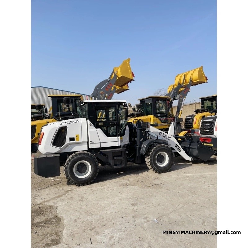 wheel loader for construction site