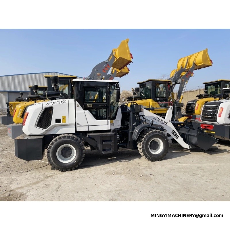 wheel loader for construction site