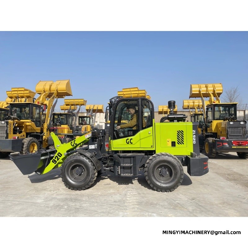 wheel loader for material handling