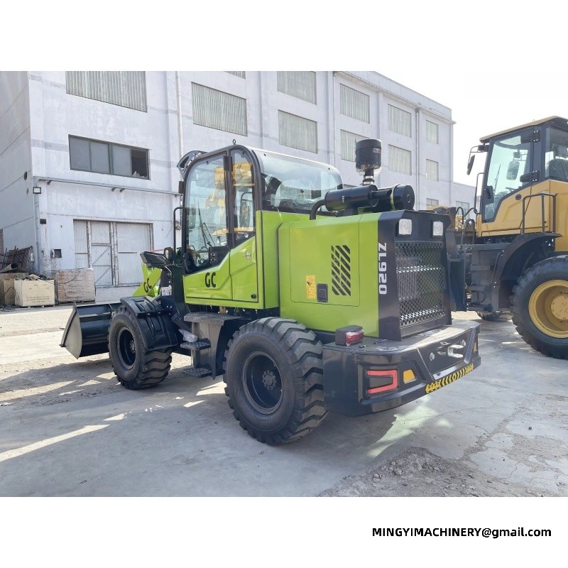 wheel loader for material handling