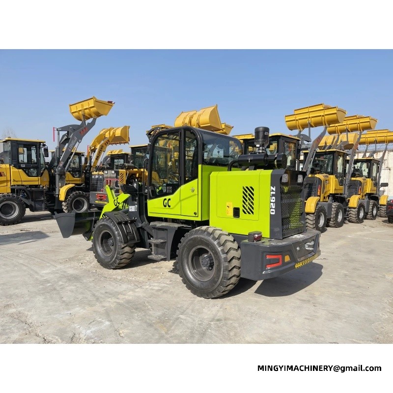 wheel loader for material handling