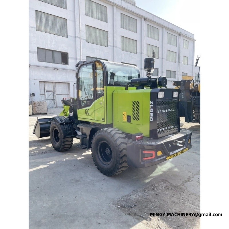 wheel loader for aggregate yard