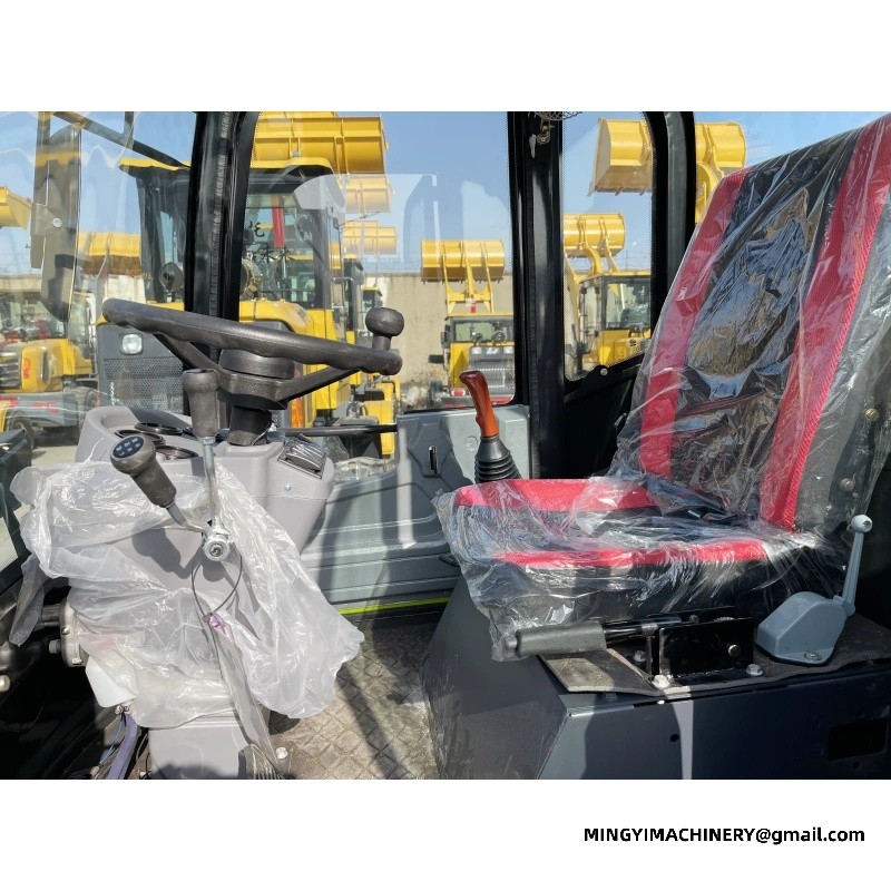 wheel loader for aggregate yard