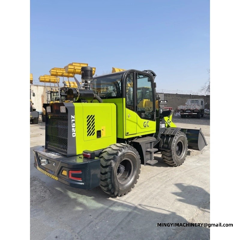 wheel loader for aggregate yard