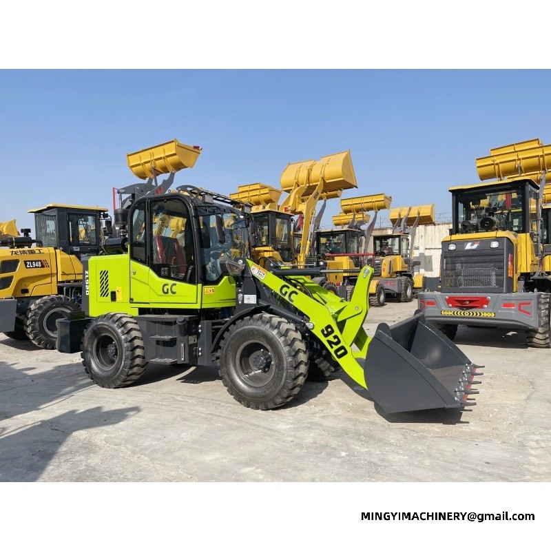 wheel loader for aggregate yard