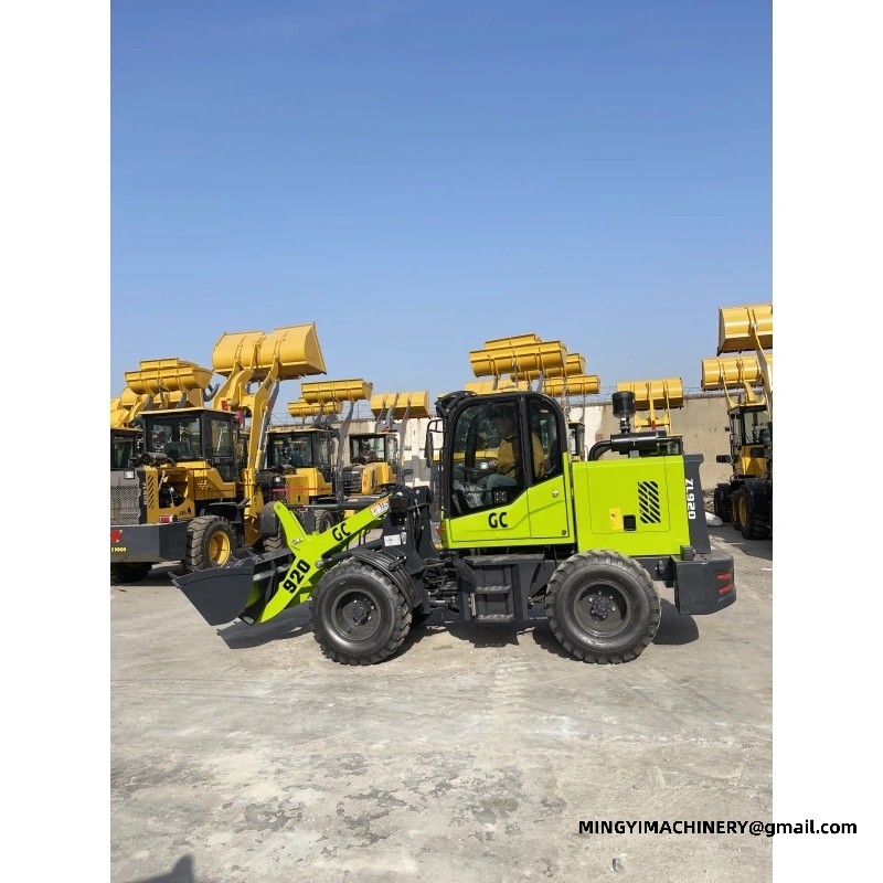 wheel loader for aggregate yard