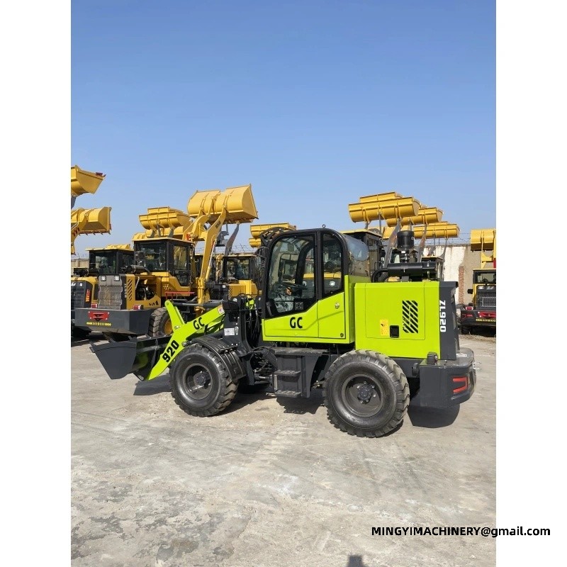 wheel loader for aggregate yard