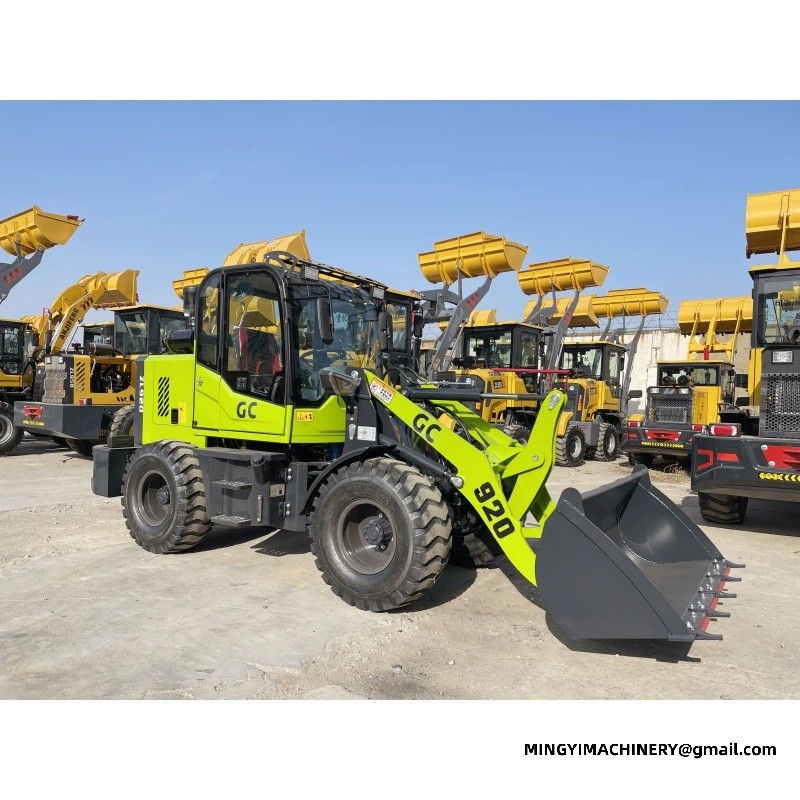 wheel loader for aggregate yard
