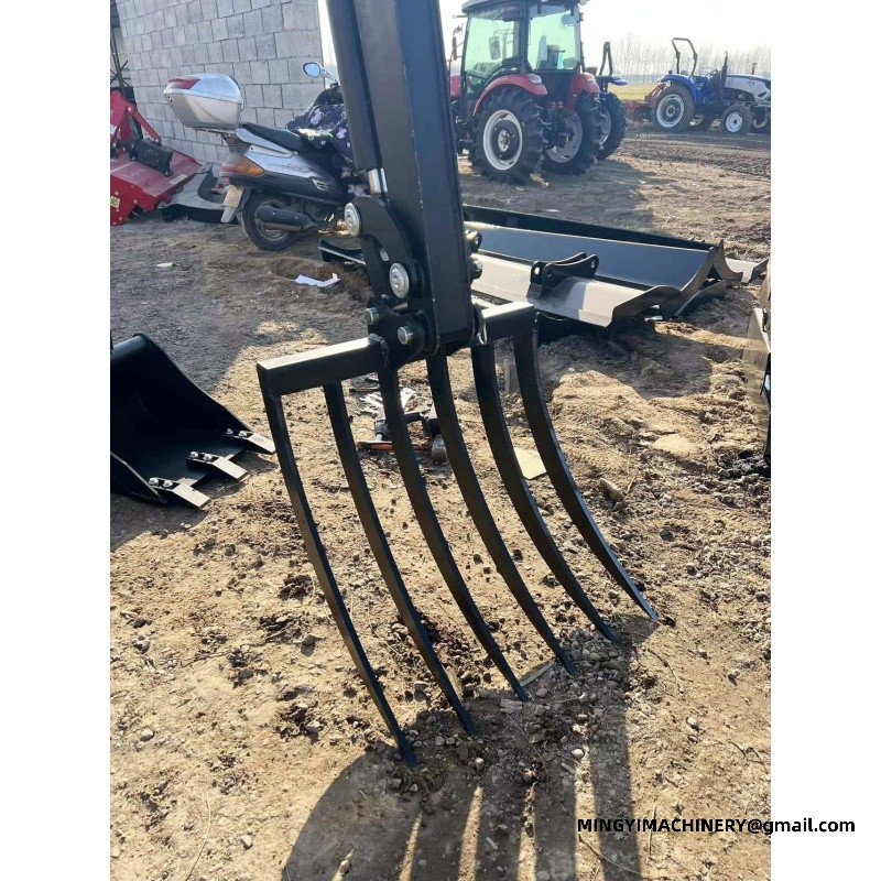 100hp agricultural tractor equipped with a large rake