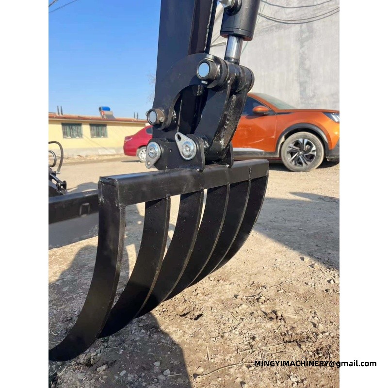 100hp agricultural tractor equipped with a large rake