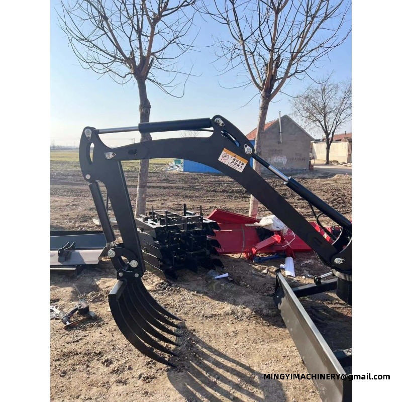 100hp agricultural tractor equipped with a large rake