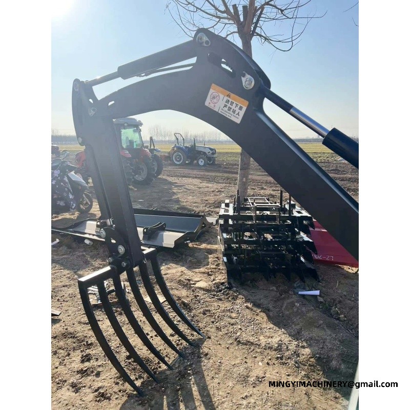 100hp agricultural tractor equipped with a large rake