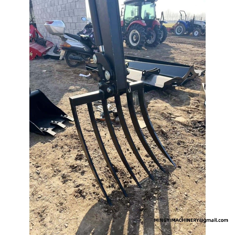 100hp agricultural tractor equipped with a large rake