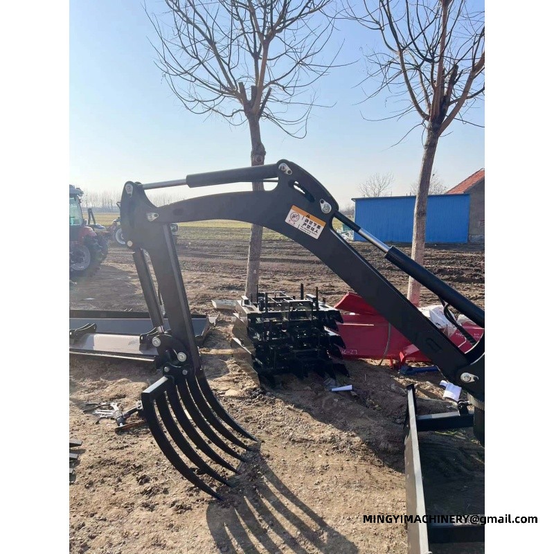100hp agricultural tractor equipped with a large rake