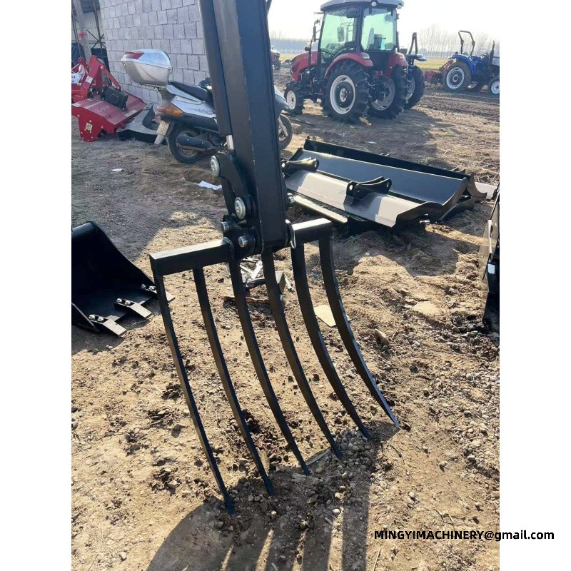 100hp agricultural tractor equipped with a large rake