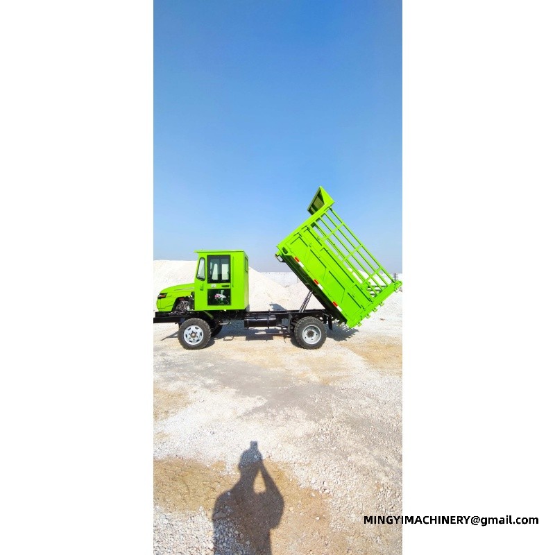 small articulated dump truck