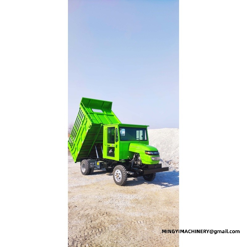 small articulated dump truck
