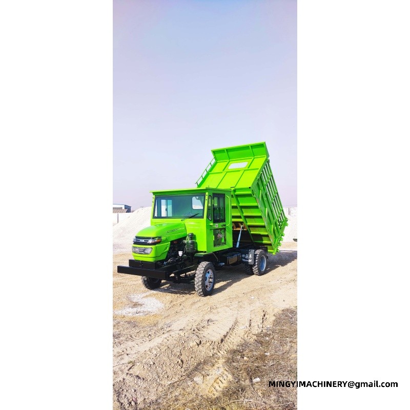 small articulated dump truck