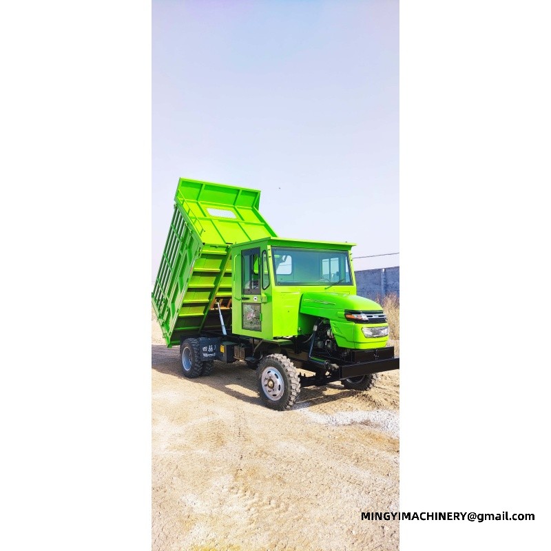 small articulated dump truck
