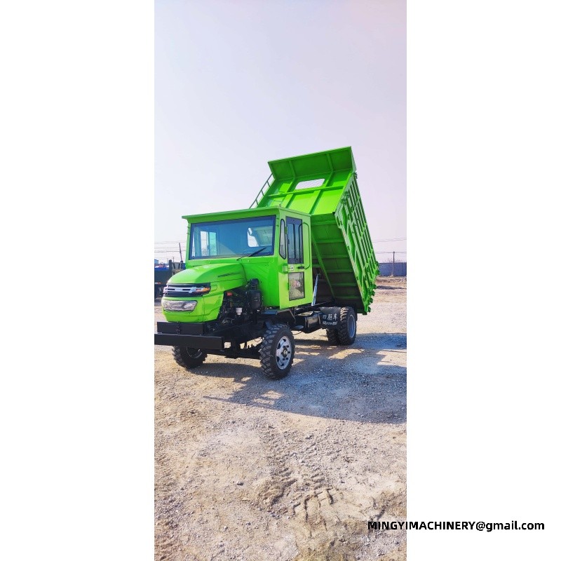 small articulated dump truck
