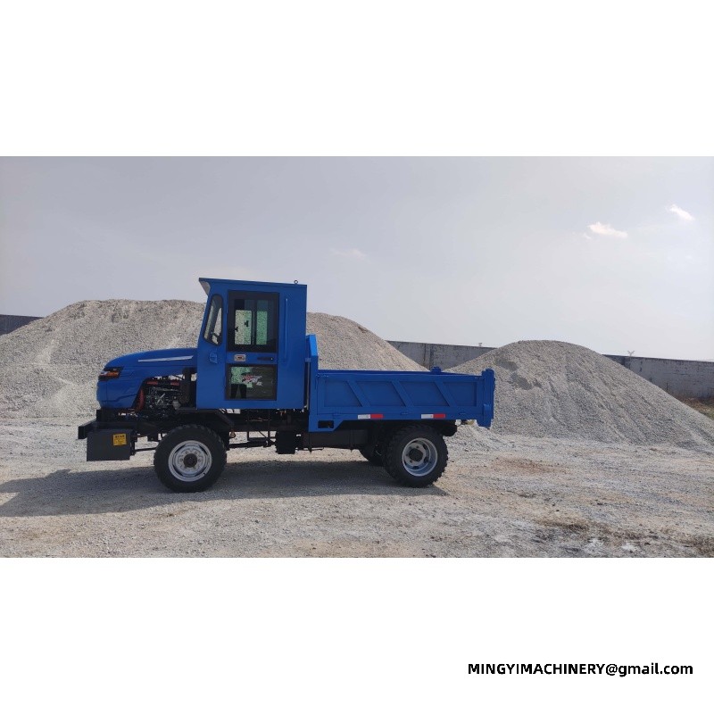 small articulated dump truck