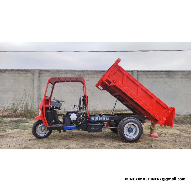 small articulated dump truck