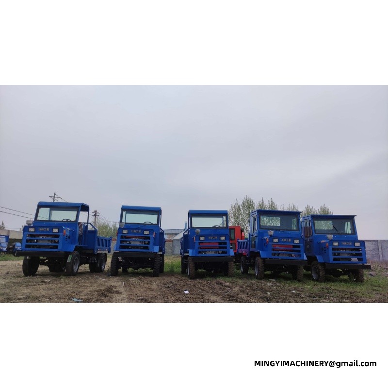 small articulated dump truck